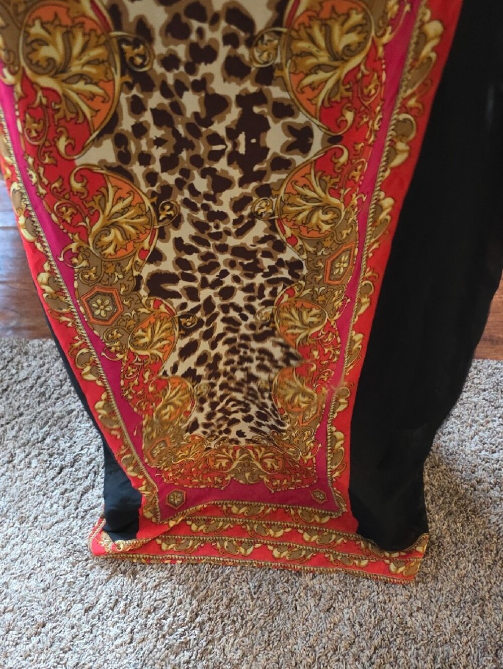 Amanda Lane Black Free with Leopard Print - Picture 6 of 9